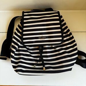 Kate Spade Striped Backpack